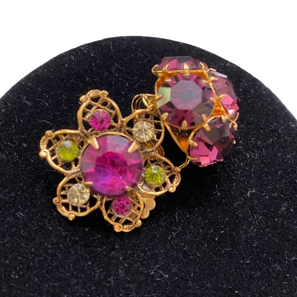 VINTAGE Mix N Match Clipon Earrings